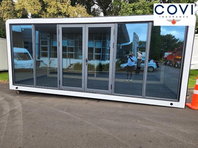 2023 MOTORHUB DOUBLE EXPANDABLE PORTABLE CABIN